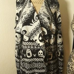 Nightmare Before Christmas Sweater Cover Up Sz 2X